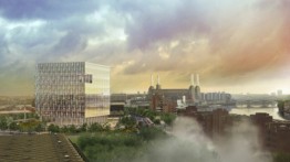 Rendering of New U.S. Embassy in London, view from east | courtesy of KieranTimberlake